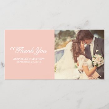 Fancy Thank You Photo Cards by PeridotPaperie at Zazzle
