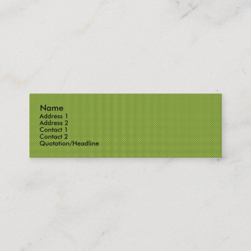 Fancy tiny yellow circles on dark green background business cards
