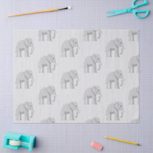 Fancy Tissue Paper Baby Elephant and Lake 