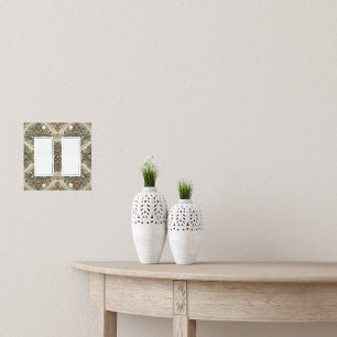 Fancy Traditional Double Rocker Light Switch Cover