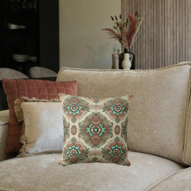 Fancy Traditional Throw Pillow (Creator Uploaded)