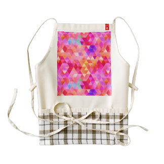 Fancy Triangles Zazzle HEART Apron