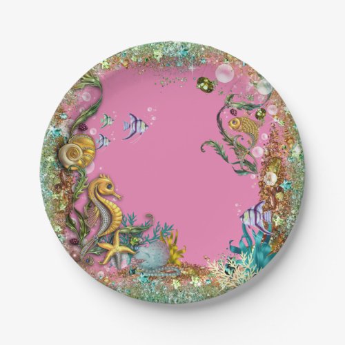 Fancy Under The Sea Paper Plates