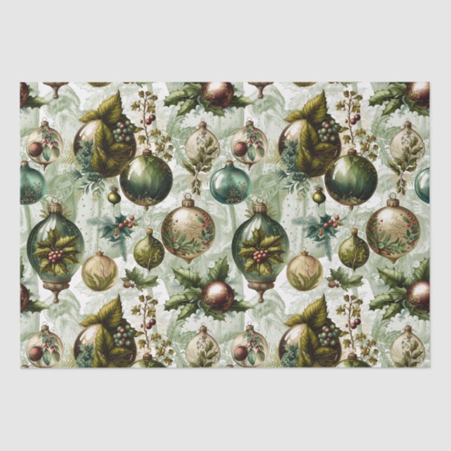 Fancy Victorian Ornaments II  Tissue Paper (Front)