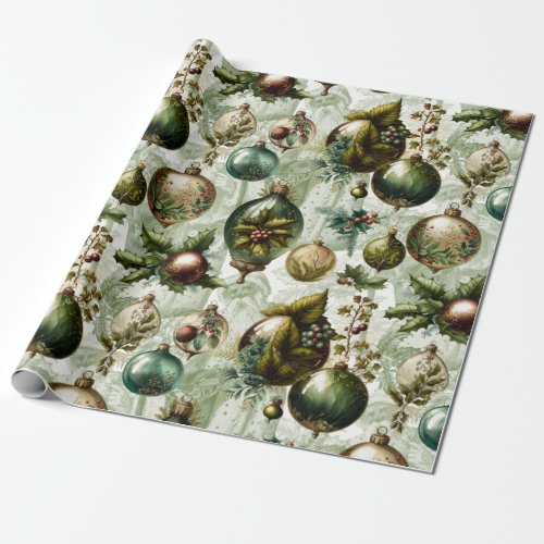 Fancy Victorian Ornaments II Wrapping Paper