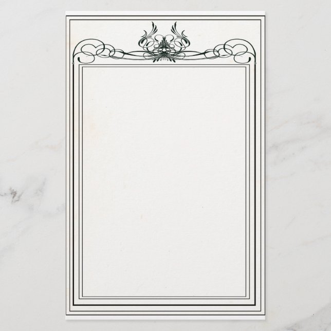 Fancy Victorian Stationery 2 (Front)