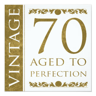 Turning 70 Years Old Invitations & Announcements | Zazzle