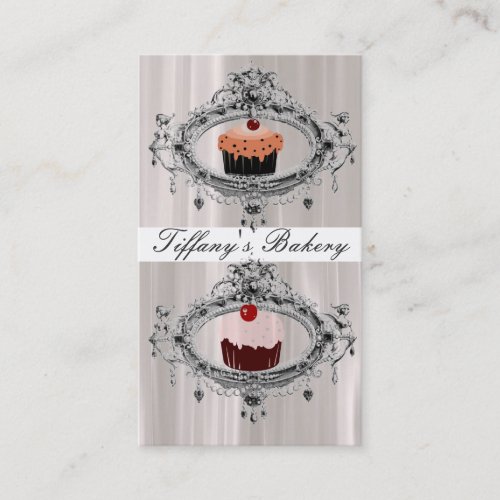 Fancy Vintage Bakery Boutique Business Cards