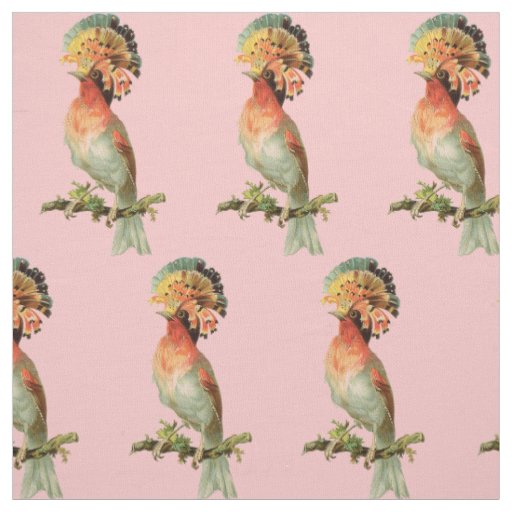 Fancy Vintage Bird Fabric