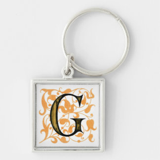 Fancy Vintage Monogram 'G' Keychain