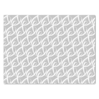 Fancy White Togetherness Symbol on Silver Wedding