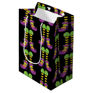 Fancy Witch Feet Pattern Medium Gift Bag