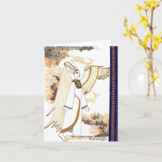 Fancy Womens Egyptian Goddess Printed Card