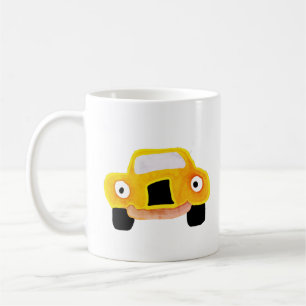 Fancy Yello Car Coffee Mug