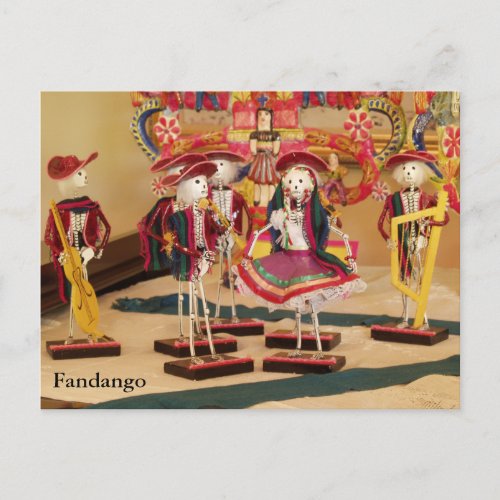 Fandango Day of the Dead Lovers Post Card
