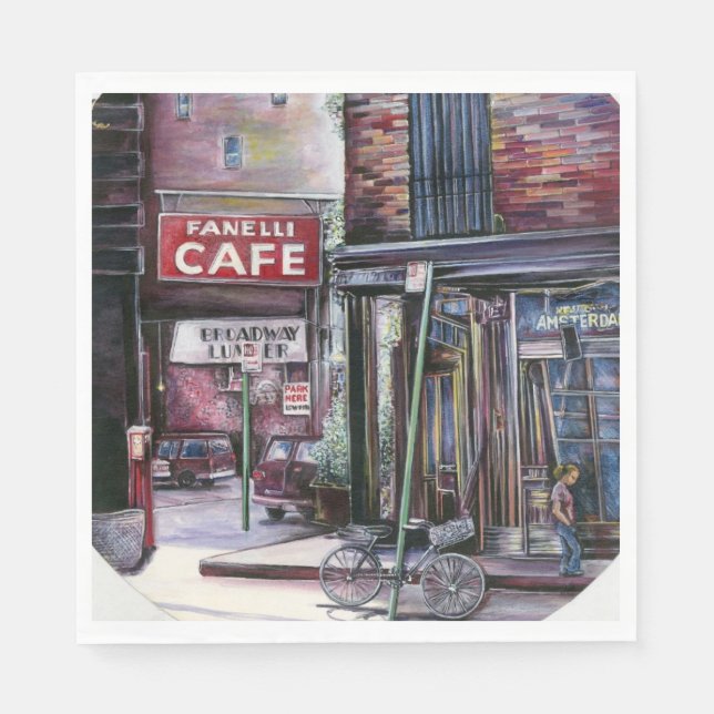 Fanelli Charm, New York City Paper Napkins (Front)