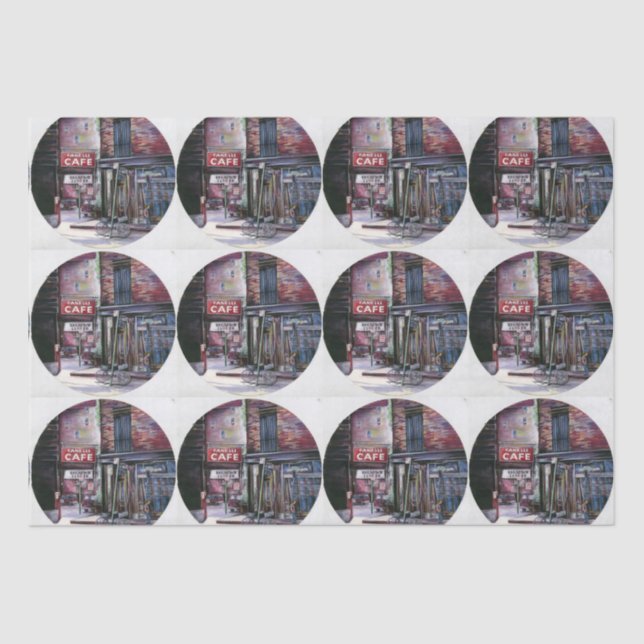 Fanelli Charm, New York City Tissue Paper (Front)