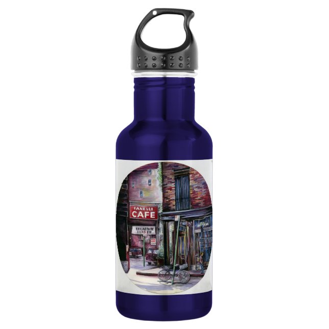 Fanelli Charm, New York City Water Bottle (Front)
