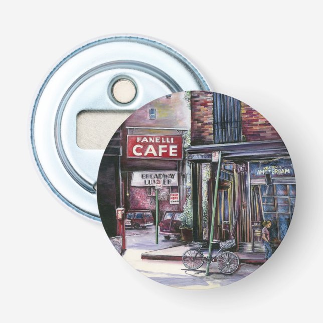 Fanelli's Charm, New York City, Soho, New York Bottle Opener (Front)