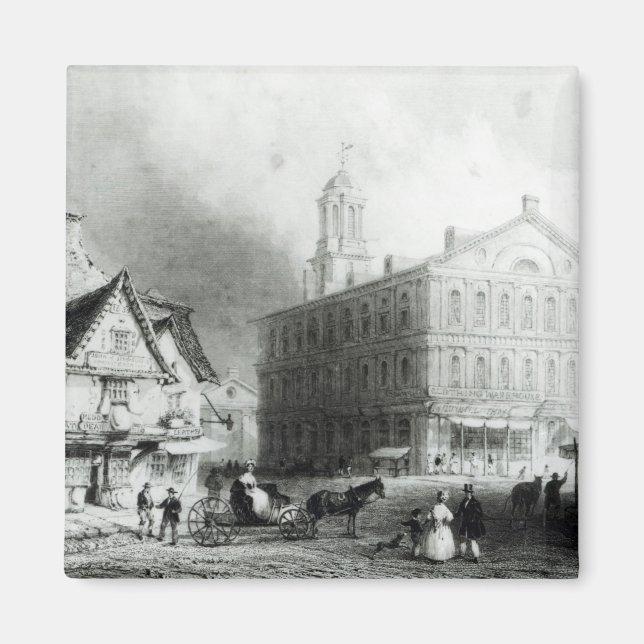 Faneuiel Hall, Boston Magnet (Front)