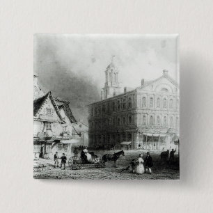 Faneuiel Hall, Boston Pinback Button