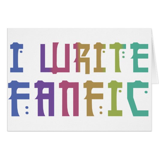 Fanfic Pride Cards (Front Horizontal)