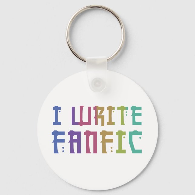 Fanfic Pride Keychain (Front)