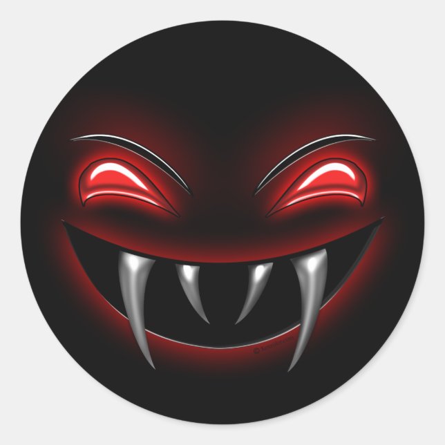Fang Face Stickers (Front)