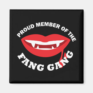 Fang Gang Square Magnet (Dark)