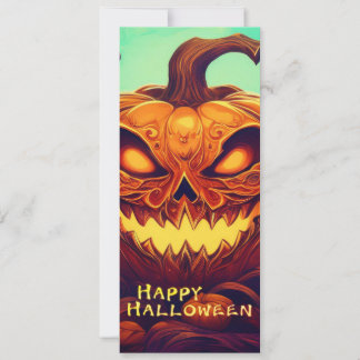 Fanged Pumpkin Candles Glow Halloween Art