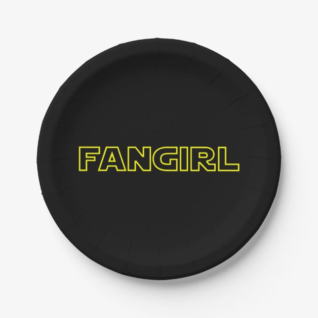 FANGIRL PAPER PLATES (Front)