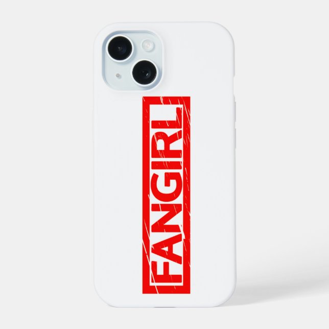Fangirl Stamp Iphone Case (Back)