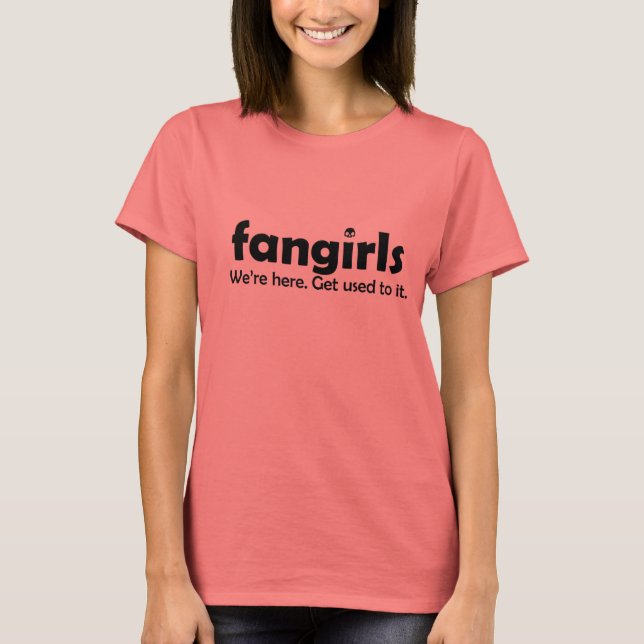 fangirls with skull T-Shirt (Front)