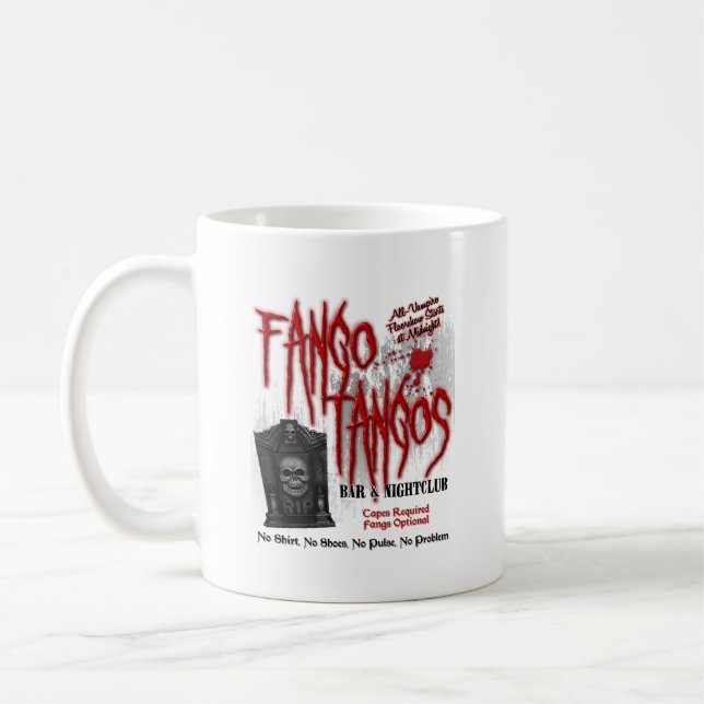 Fango Tangos Vampire Nightclub Coffee Mug (Left)