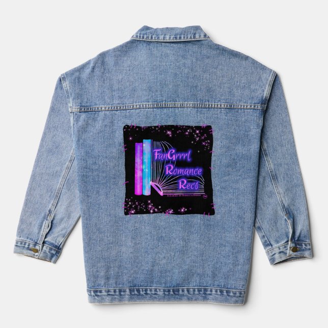 FanGrrrl Romance Recs Women's Denim Jacket (Back)