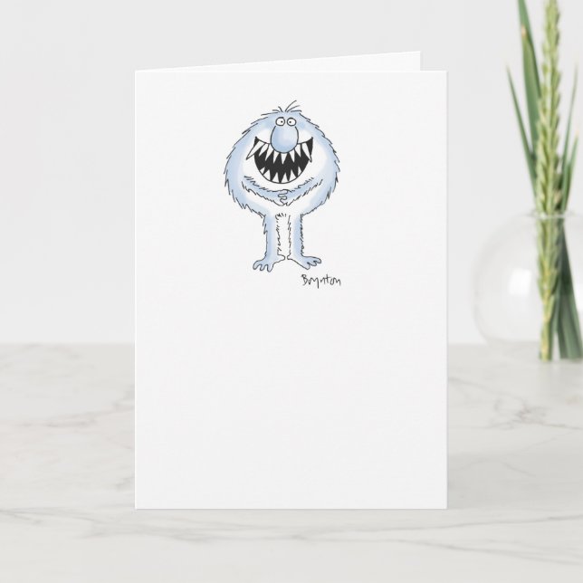 FANGS A LOT Boynton Letterpress Thank You Card (Front)