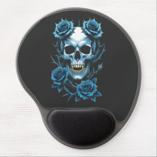 Fangs & Frosted Roses Gel Mouse Pad
