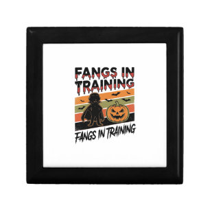 Fangs in Training Funny Vampire Halloween Shirt Gift Box