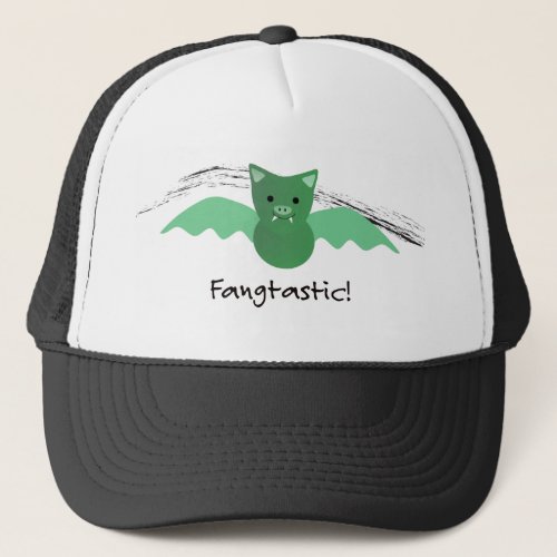 Fangtastic Green Bat Trucker Hat
