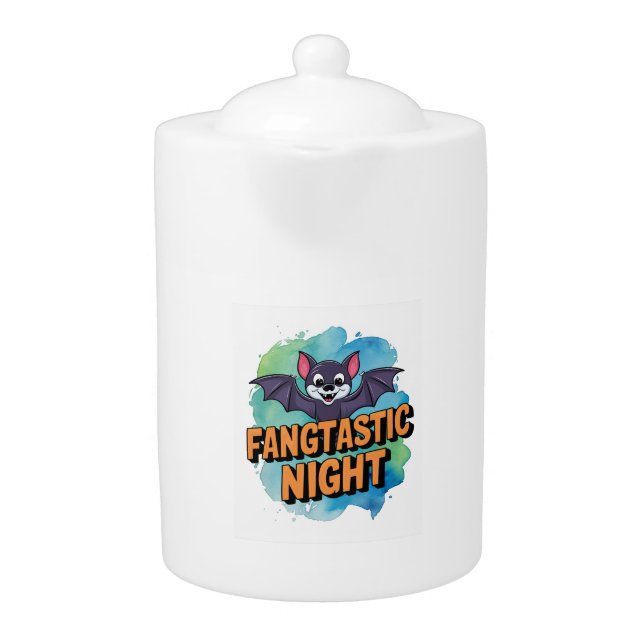 Fangtastic Night Teapot (Front)