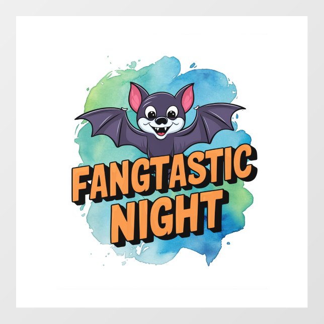 Fangtastic Night Wall Decal (Front)