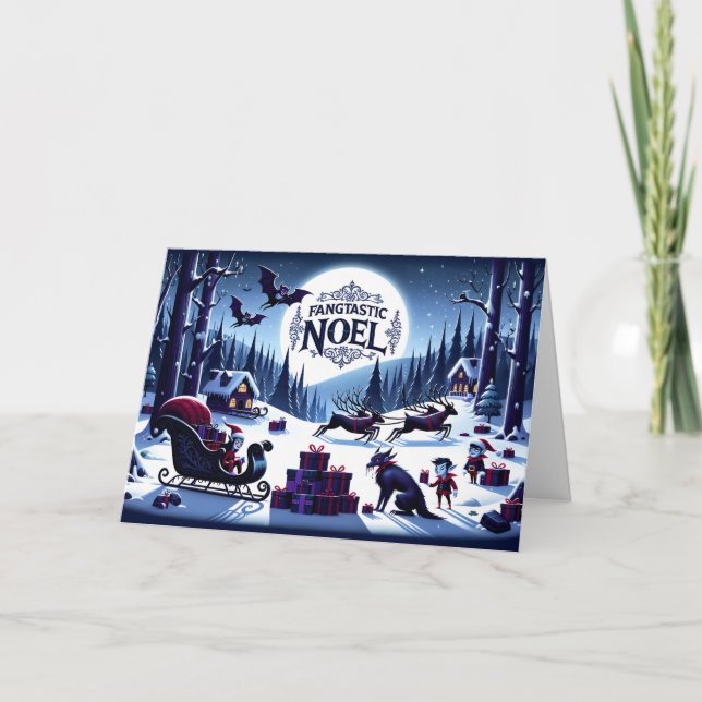 Fangtastic Noel Card (Front)
