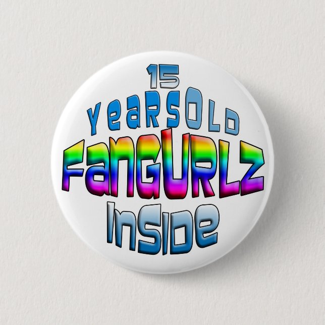 FangUrlZ 2 Pinback Button (Front)