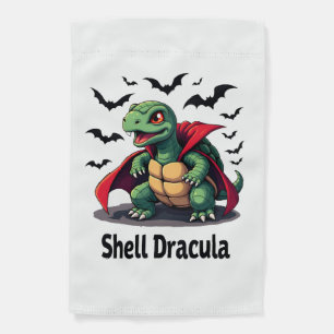 Fangy Turtle Garden Flag