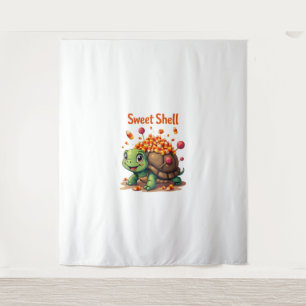 Fangy Turtle Tapestry