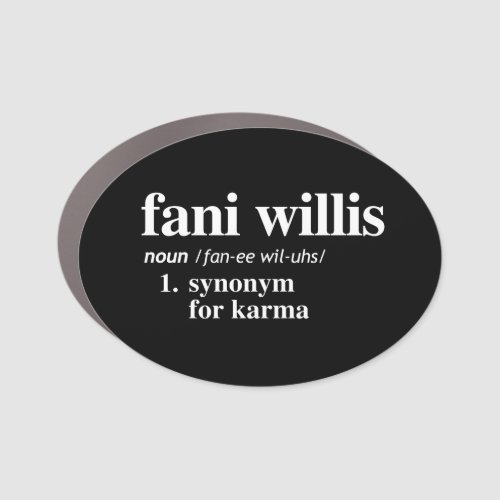 Fani Willis Definition Car Magnet