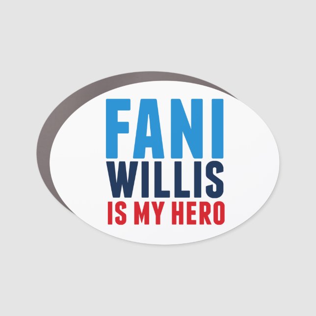 Fani Willis is My Hero Car Magnet (Front)