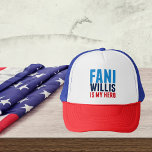 Fani Willis is My Hero Trucker Hat<br><div class="desc">Fani Willis is My Hero hat. Thank you,  Georgia democrat Fani Willis for fighting against Donald Trump.</div>