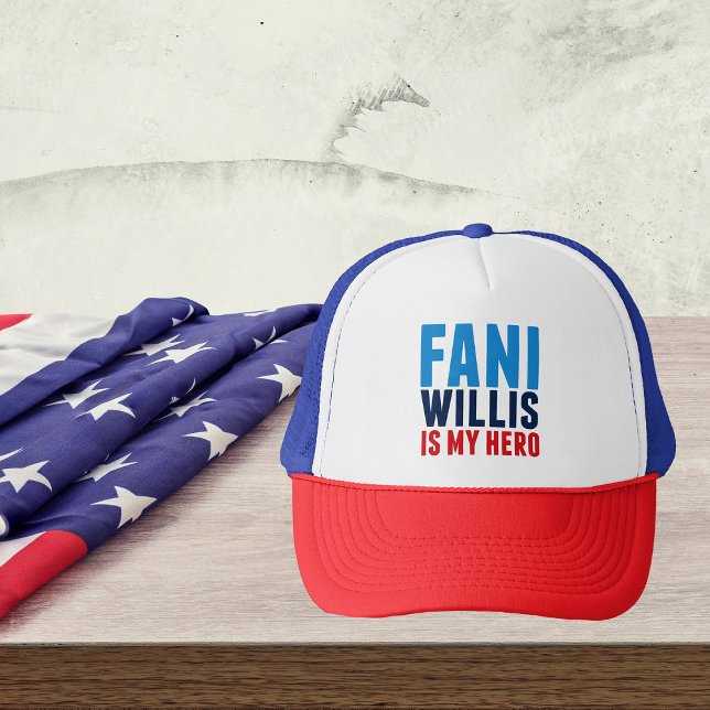 Fani Willis is My Hero Trucker Hat (Creator Uploaded)