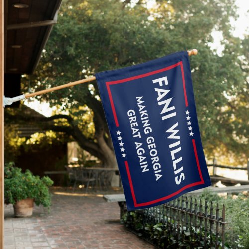 FANI WILLIS MAKING GEORGIA GREAT AGAIN HOUSE FLAG